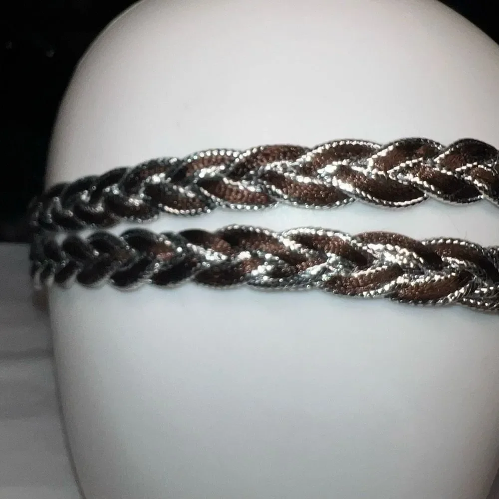 G by Gennaro Double Braided Hair Band
